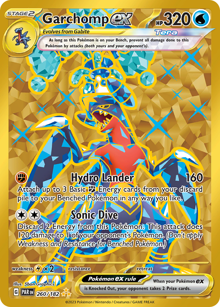 Paradox Rift Garchomp EX #260/182